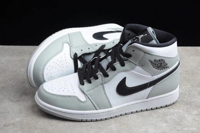 1 Smoke Mid Jordan Grey 554724-092 AIR Light 0715